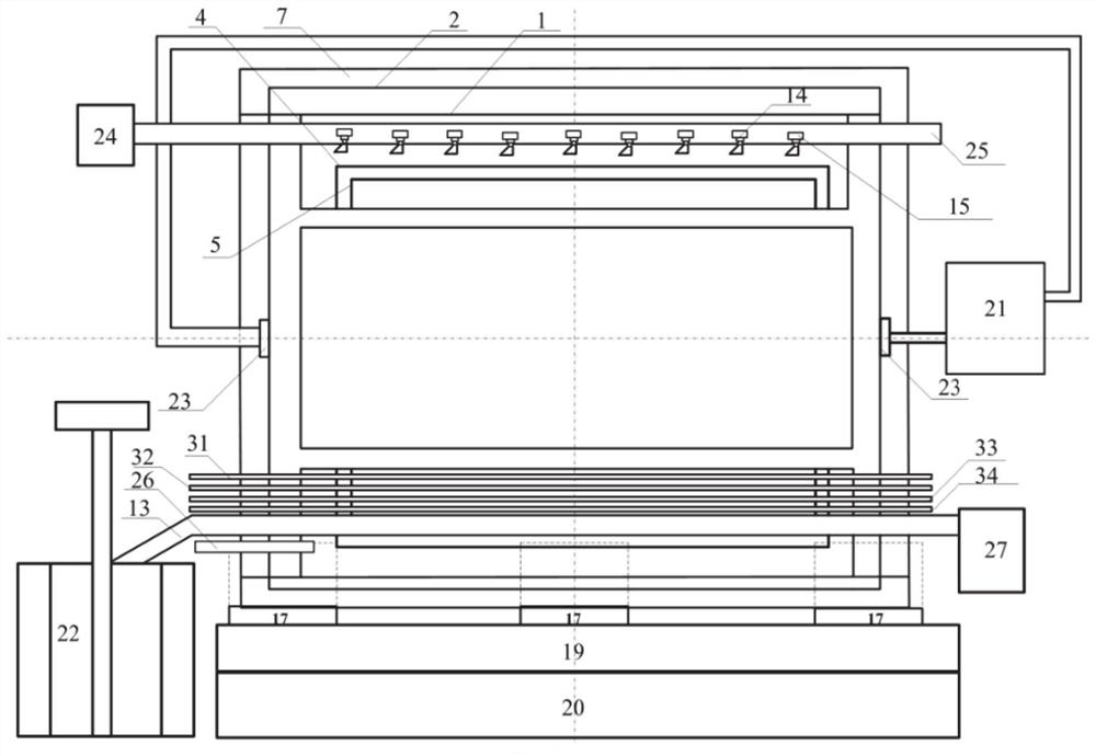 Device and method for deeply concentrating high-salt-content wastewater through low-temperature phase change crystallization and application