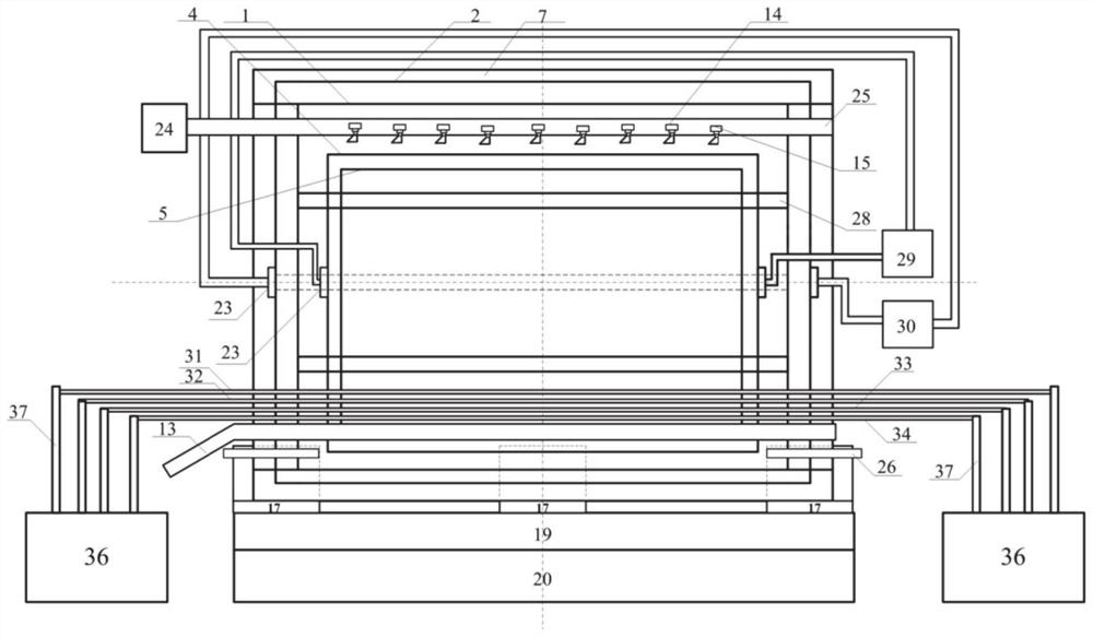 Device and method for deeply concentrating high-salt-content wastewater through low-temperature phase change crystallization and application