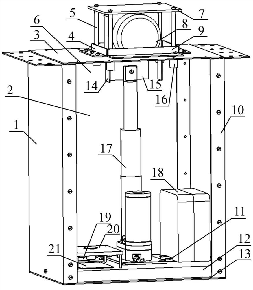 A real-time monitoring device for the convergence deformation of the surrounding rock in the shield area of ​​the shield machine