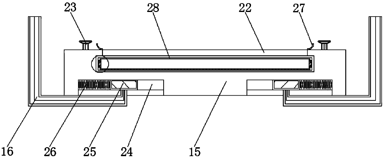 Stable cutting device with position limitation structure for tempered glass production