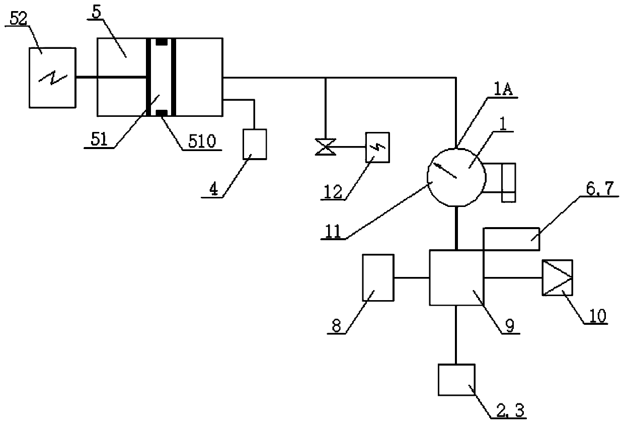 Gas density relay with online self-checking function and checking method thereof