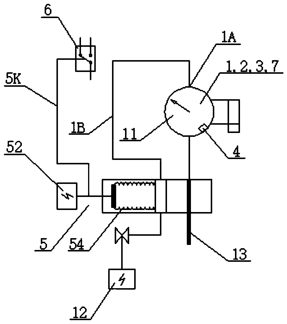 Gas density relay with online self-checking function and checking method thereof