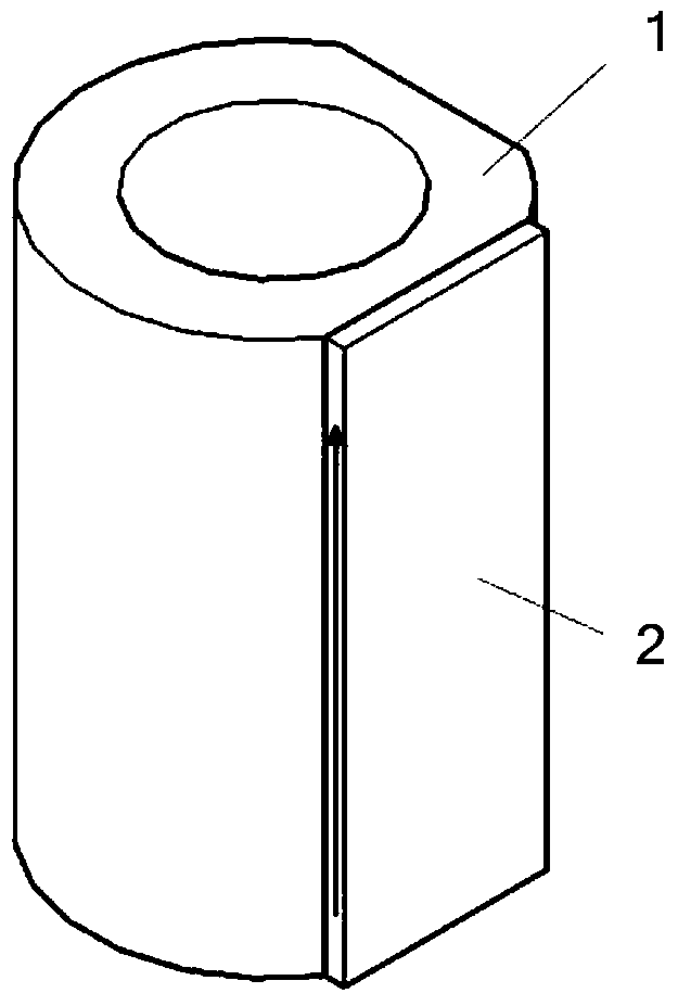 Oscillating head micromotor based on giant magnetostrictive material