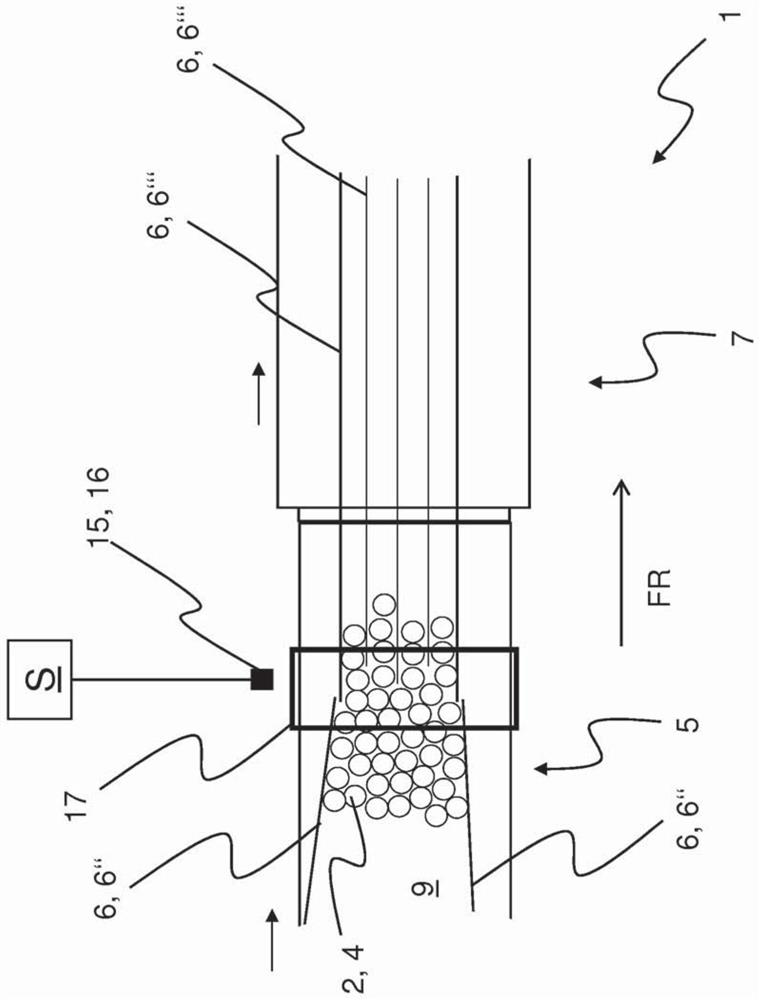 Device and method for transporting a plurality of articles