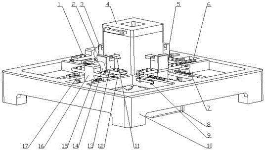 High-temperature double-axis synchronous drawing mechanical property testing instrument and method