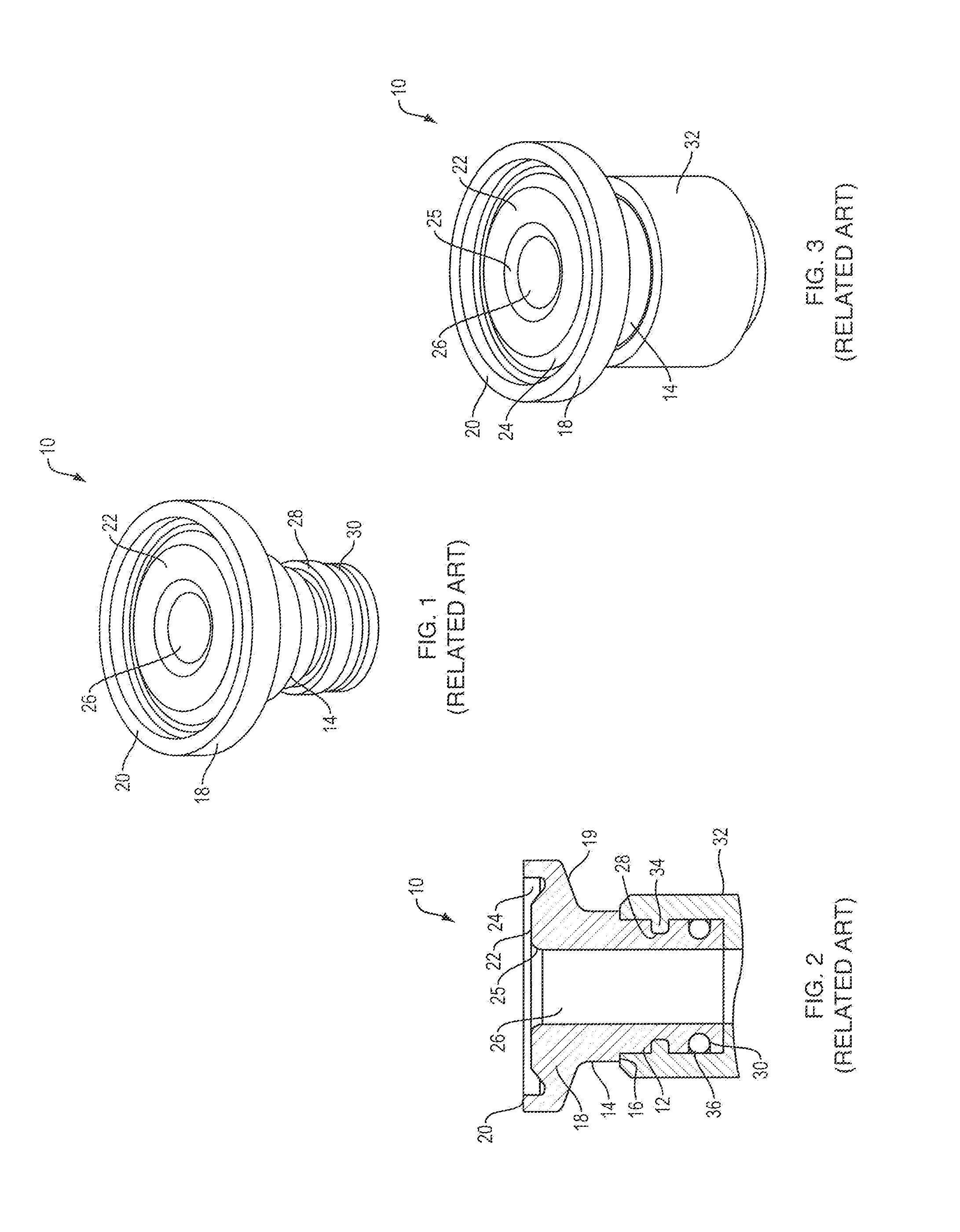 Flanged tube apparatus