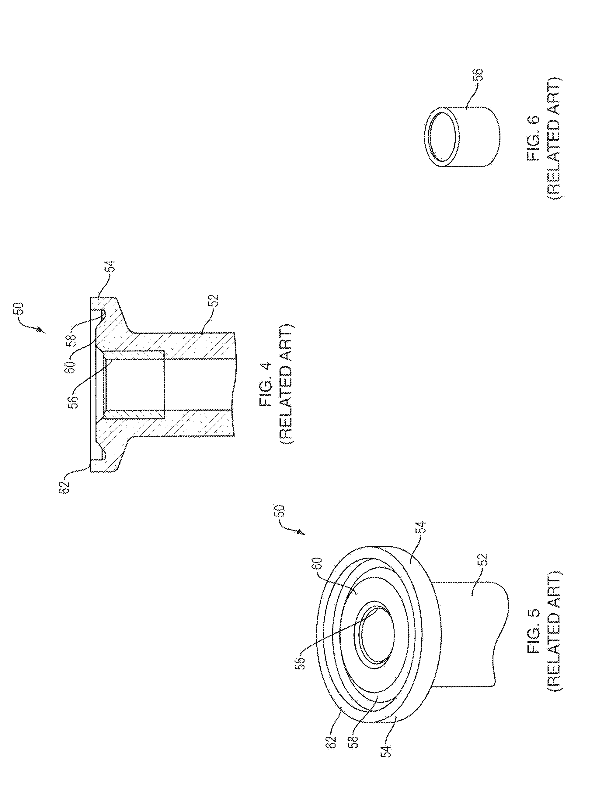 Flanged tube apparatus