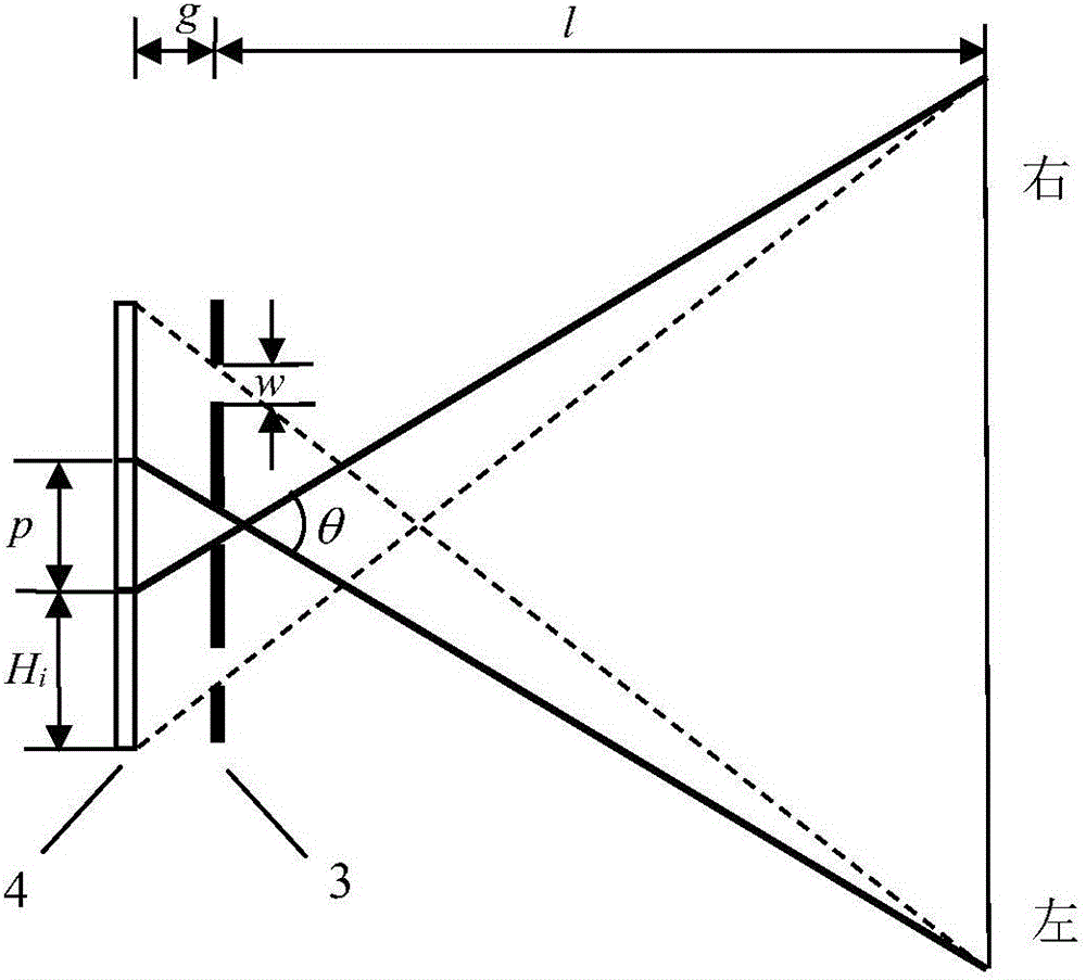 Integrated imaging 3D display device based on gradient pitch pinhole array