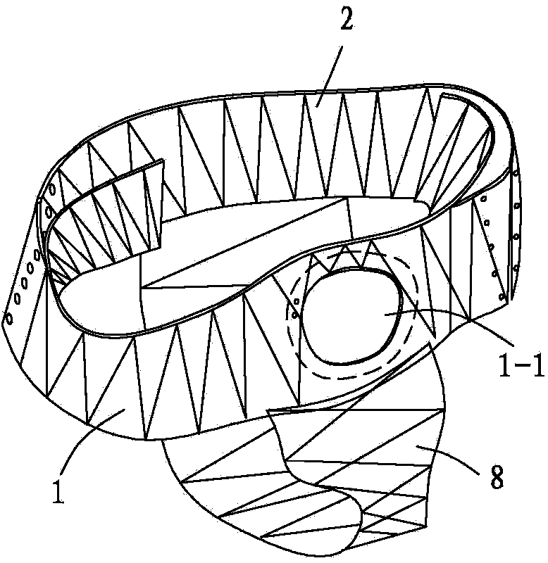 Enterostomy abdominal belt