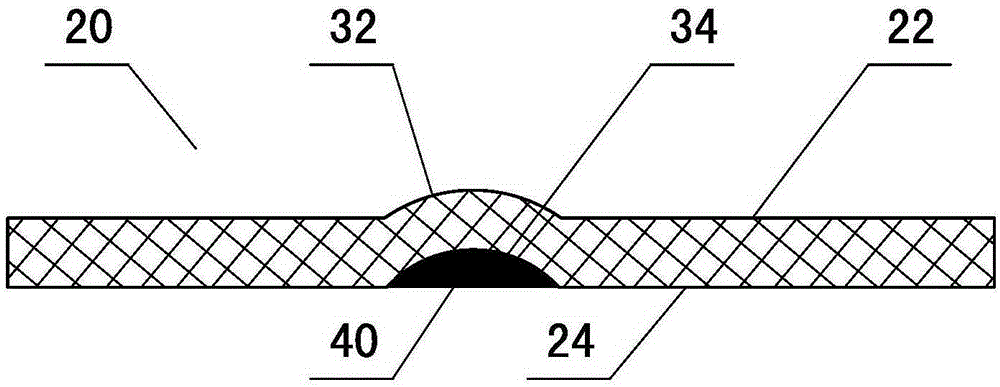 Sealing structure for sealing plurality of combination surfaces