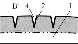 High-speed steel cold-extrusion male die provided with micron-grade tungsten carbide reinforcing layers and preparation method thereof