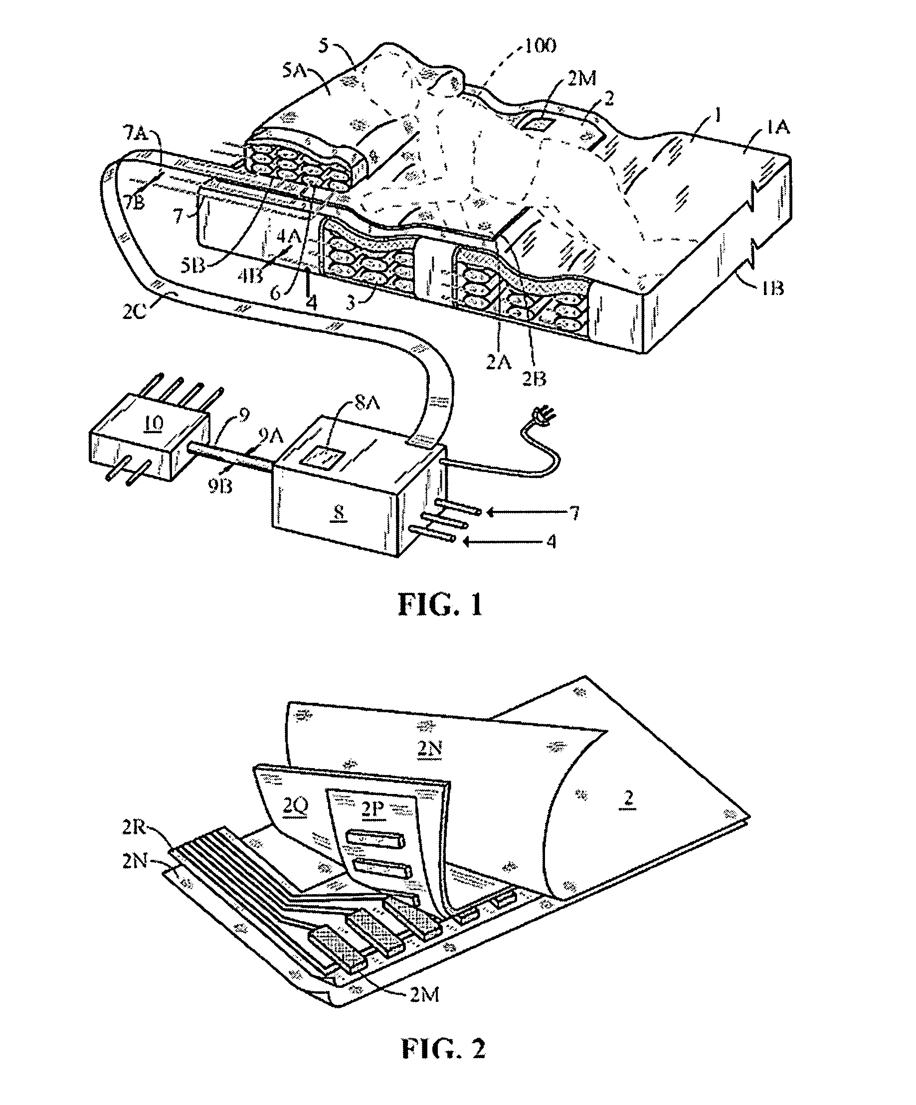 Adjustable mattress and pillow system