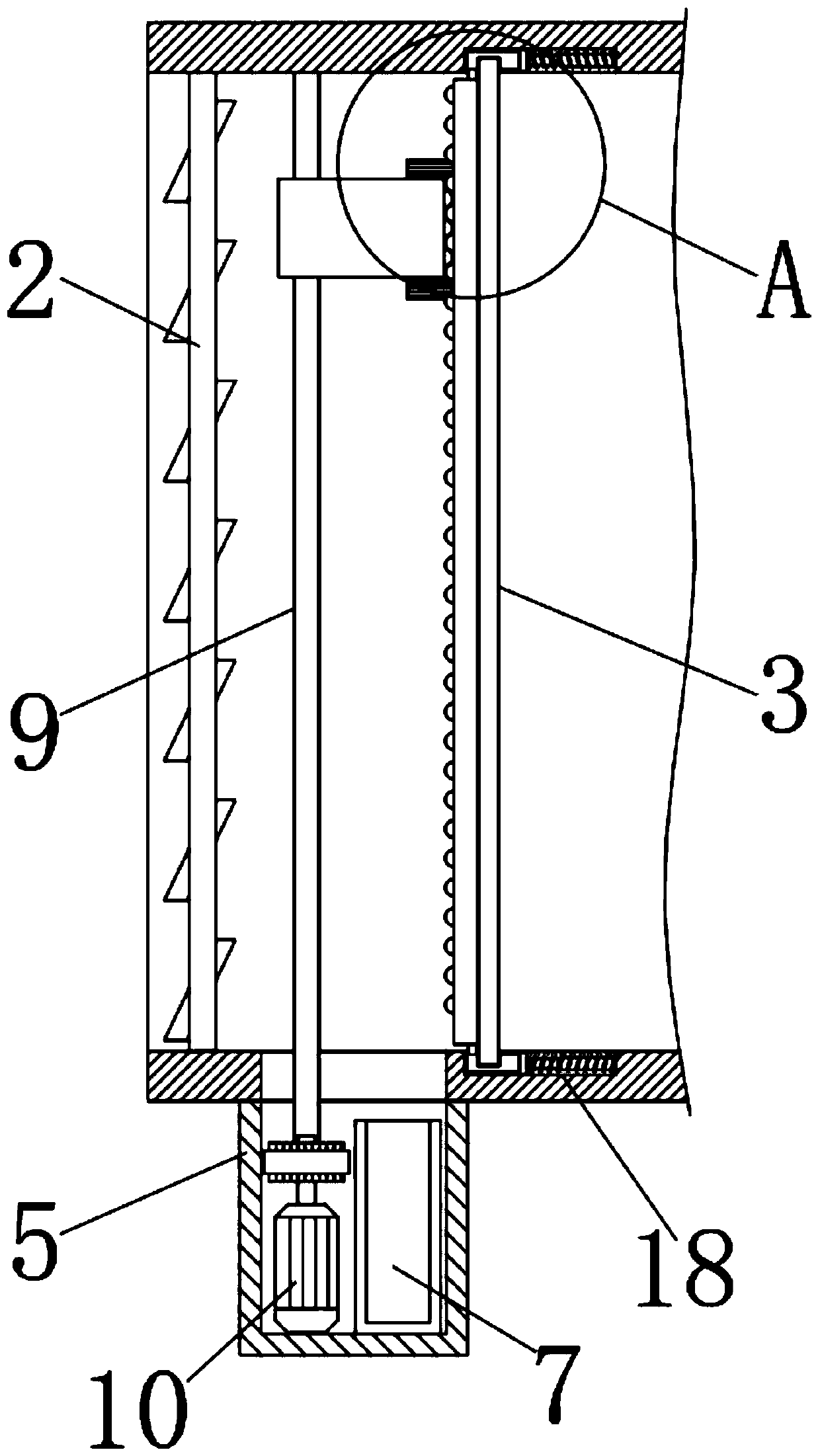 Domestic fresh air system for apartment