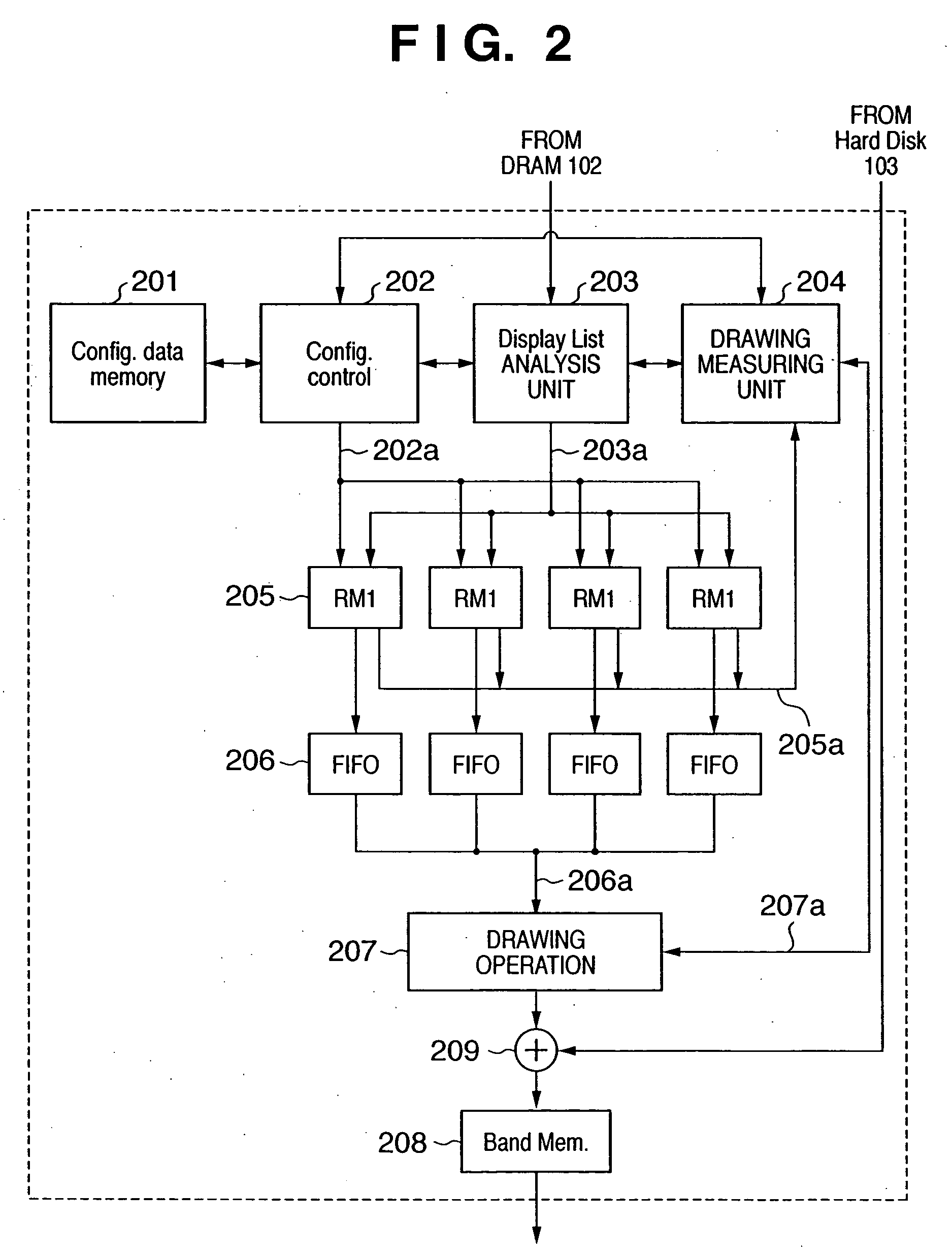 Method of drawing image, circuit therefor, and image output control apparatus