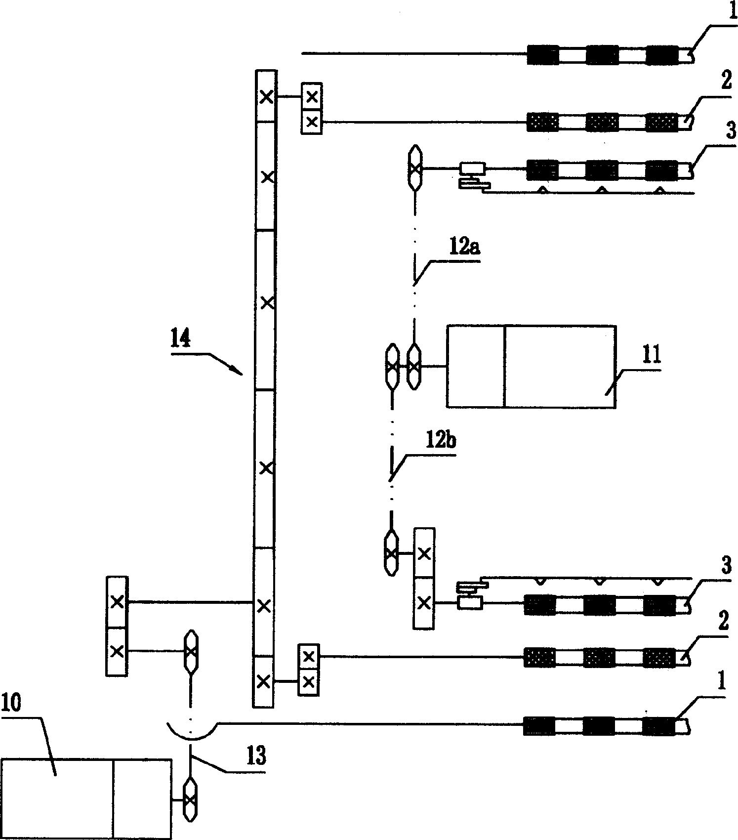 Bunchy yarn, its spinning method and special spinning frame