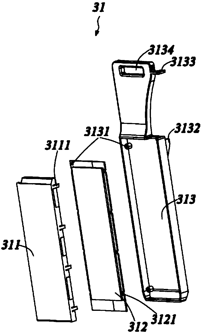 Refrigerator door body and production method of the refrigerator door body