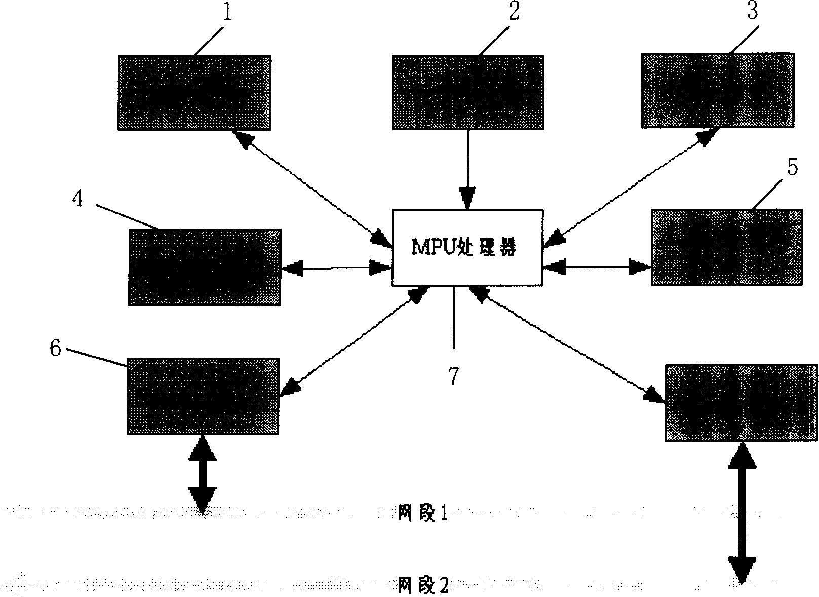 Intelligent gate bridge and its method for realizing network isolation control '