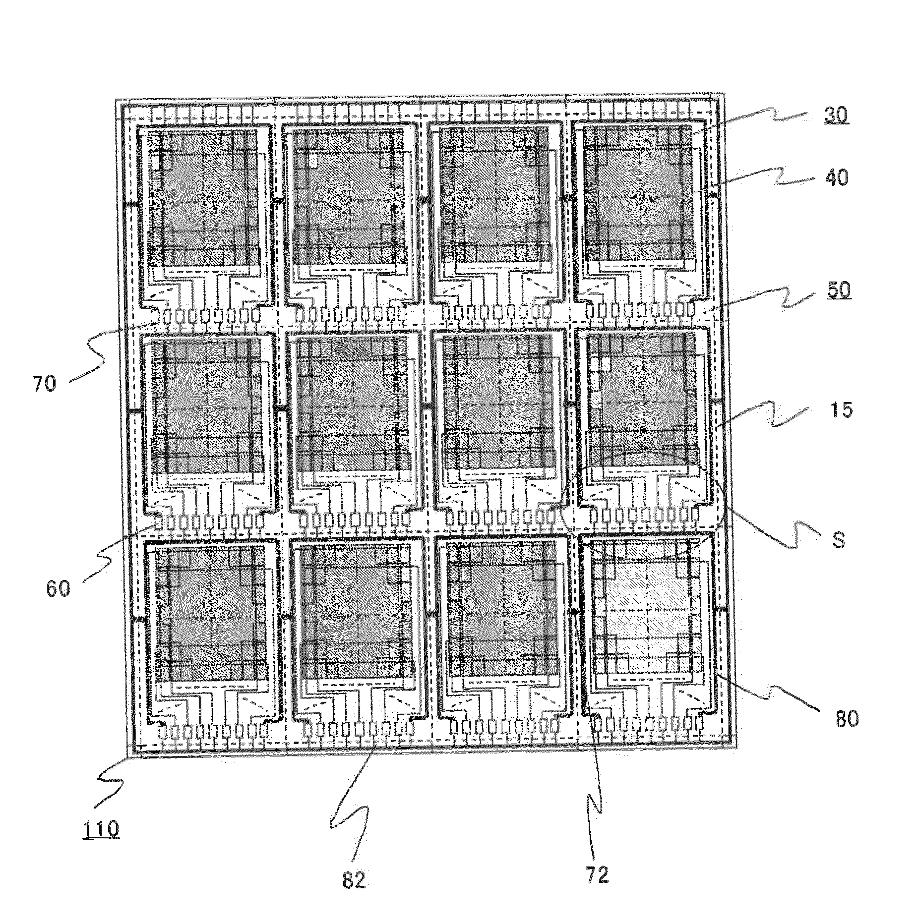 Array, substrate, and display device and its manufacturing method