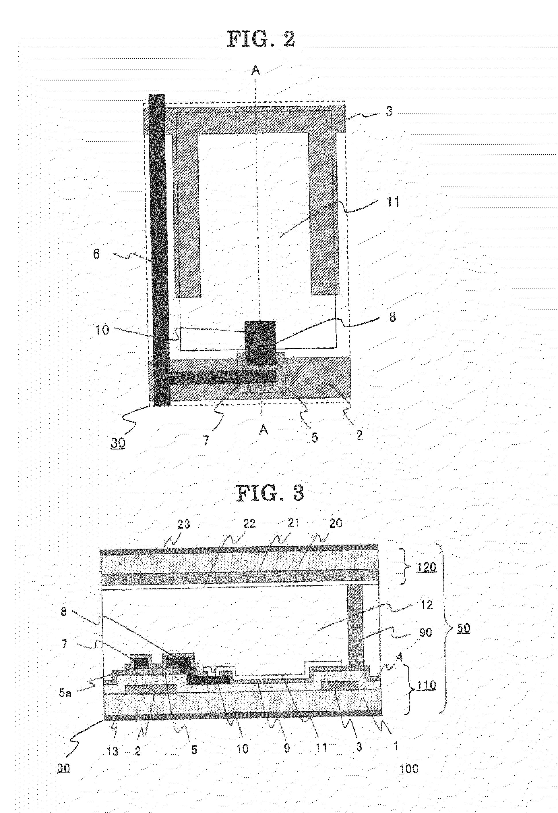 Array, substrate, and display device and its manufacturing method