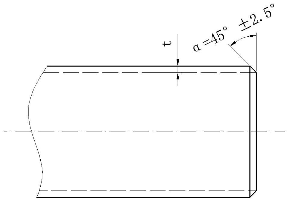 Automatic welding method for butt joint of stainless steel pipes