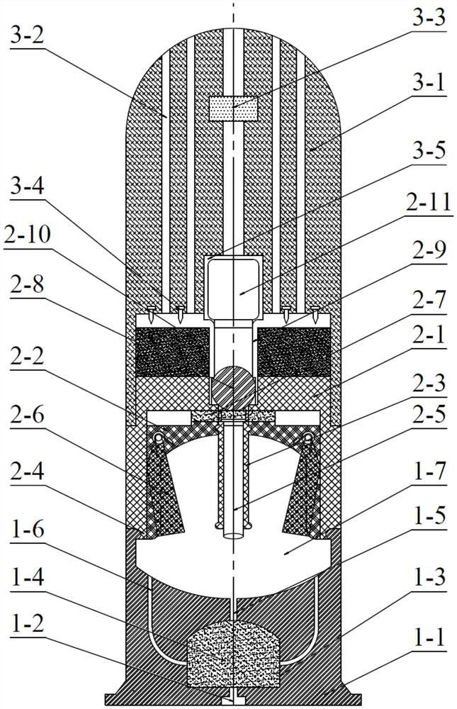 Multi-effect composite kinetic energy projectile with telescopic projectile body and stable empennage