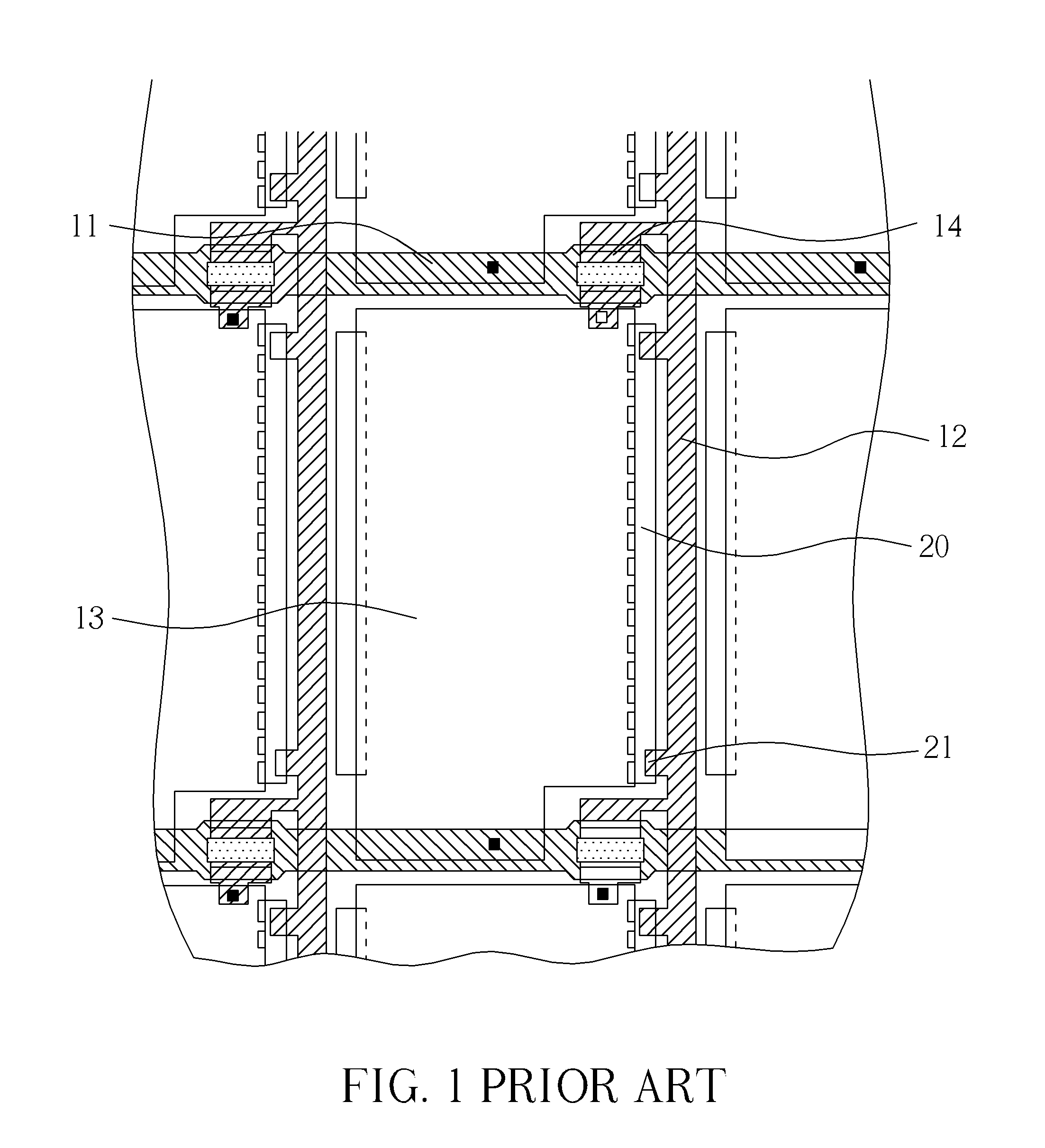 Array substrate of liquid crystal display device and repair method thereof