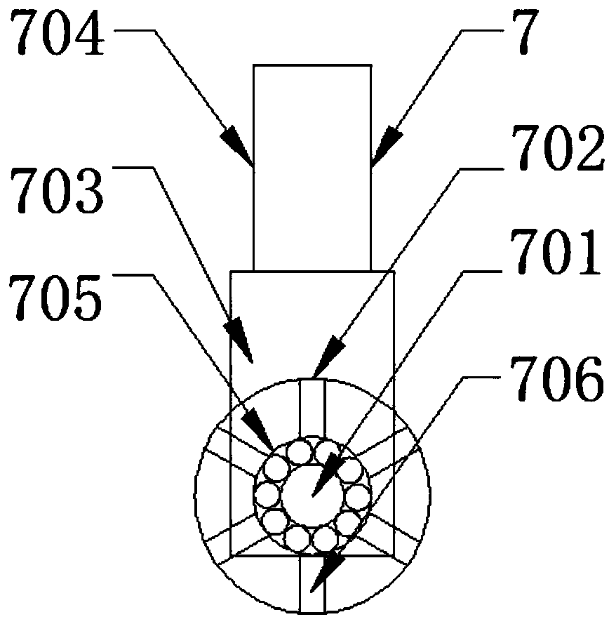 Portable warm water supply device for cattle breeding