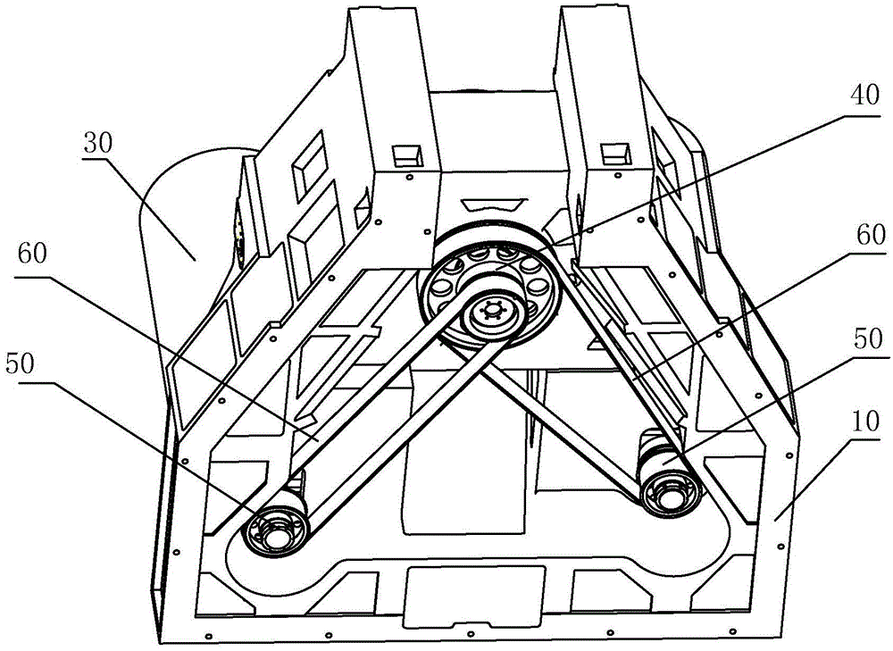 Spindle driving device of vertical type powerful spinning machine and driving method