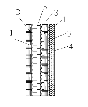 Expanded polytetrafluoroethylene-based thermal insulation moisture permeable garment material and preparation method thereof