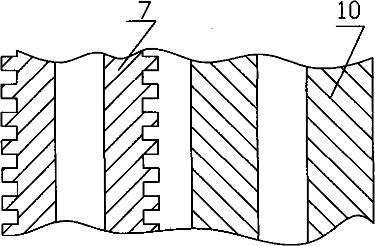 Bamboo fiber grinding device