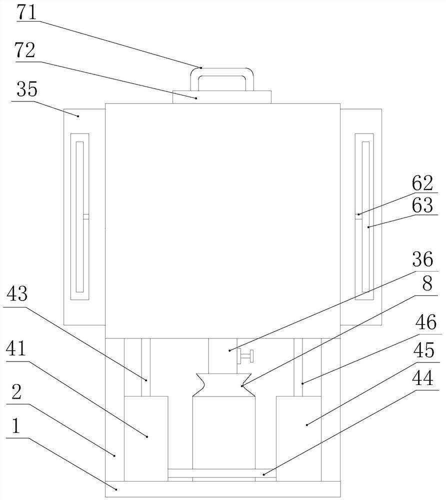 Cooling device in liquid sorbitol production process