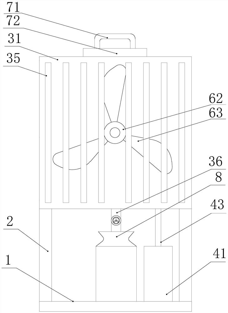 Cooling device in liquid sorbitol production process