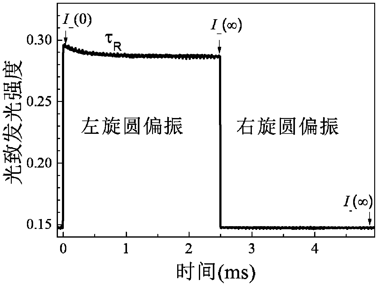 Method and device for detecting electron spin transient information