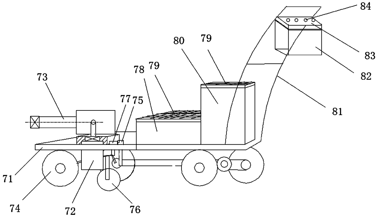 Intelligent assembly trolley with direct-current impact type electric wrench