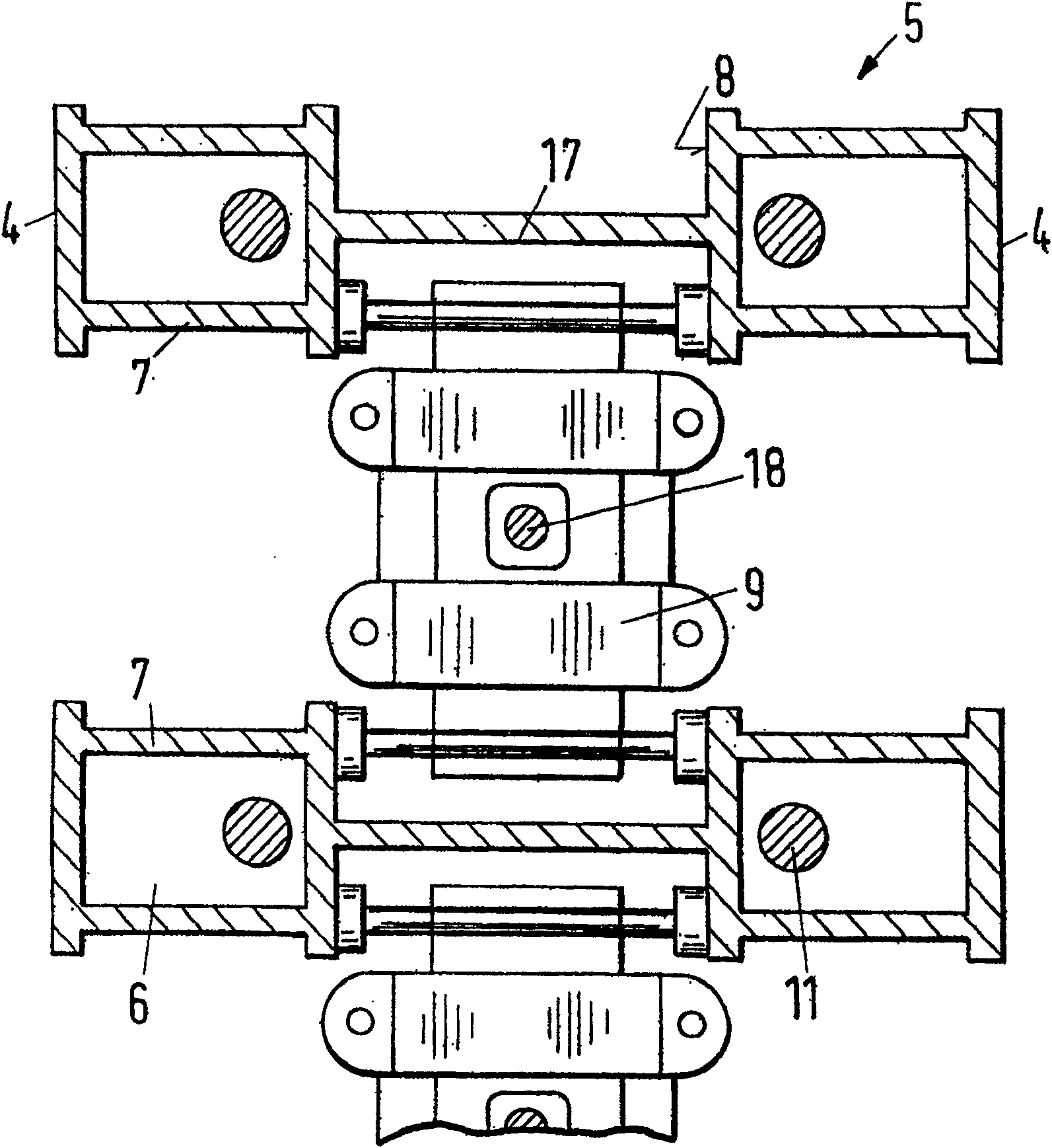 Cross head large diesel oil engine