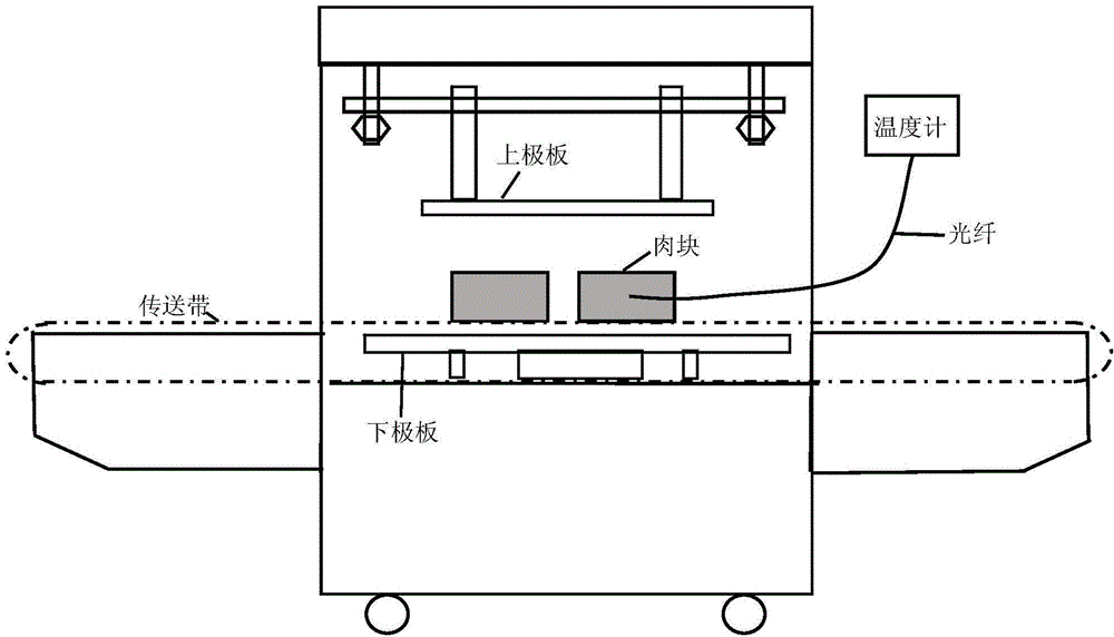 Method for quickly thawing frozen pork