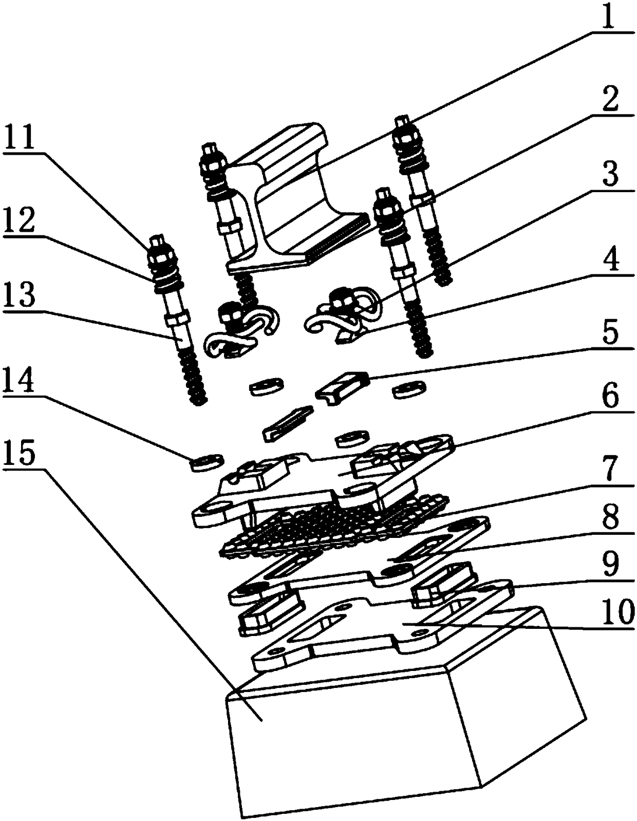 Reinforced rail vibration-damping fastener