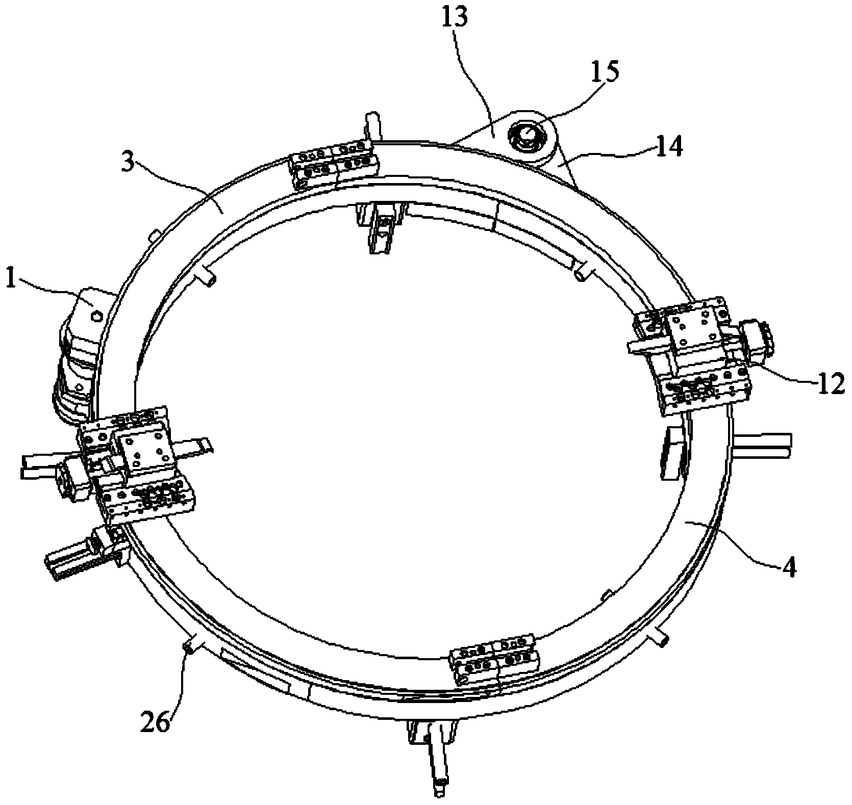 Beveling machine for cutting pipeline