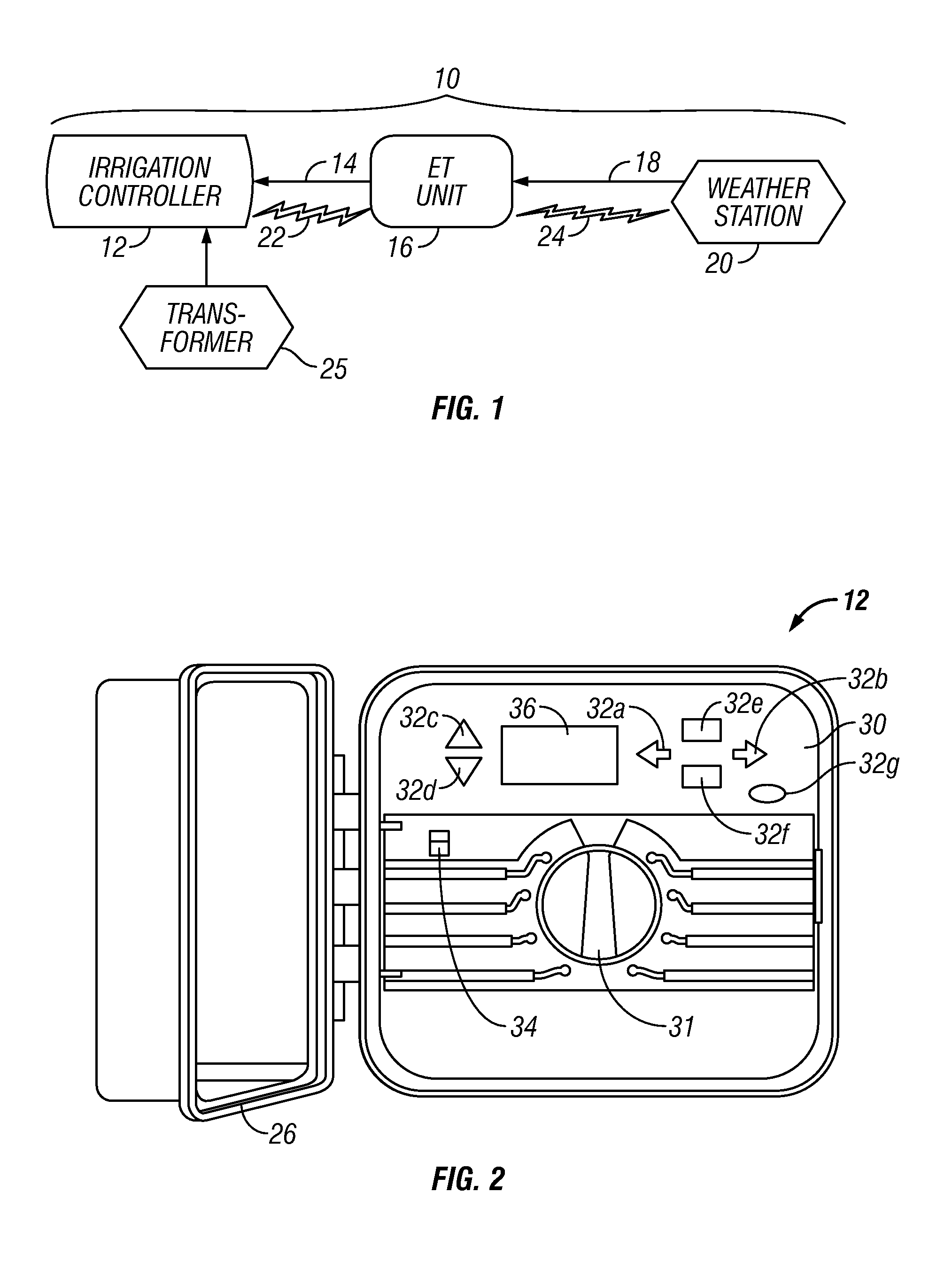 Irrigation System with ET Based Seasonal Watering Adjustment