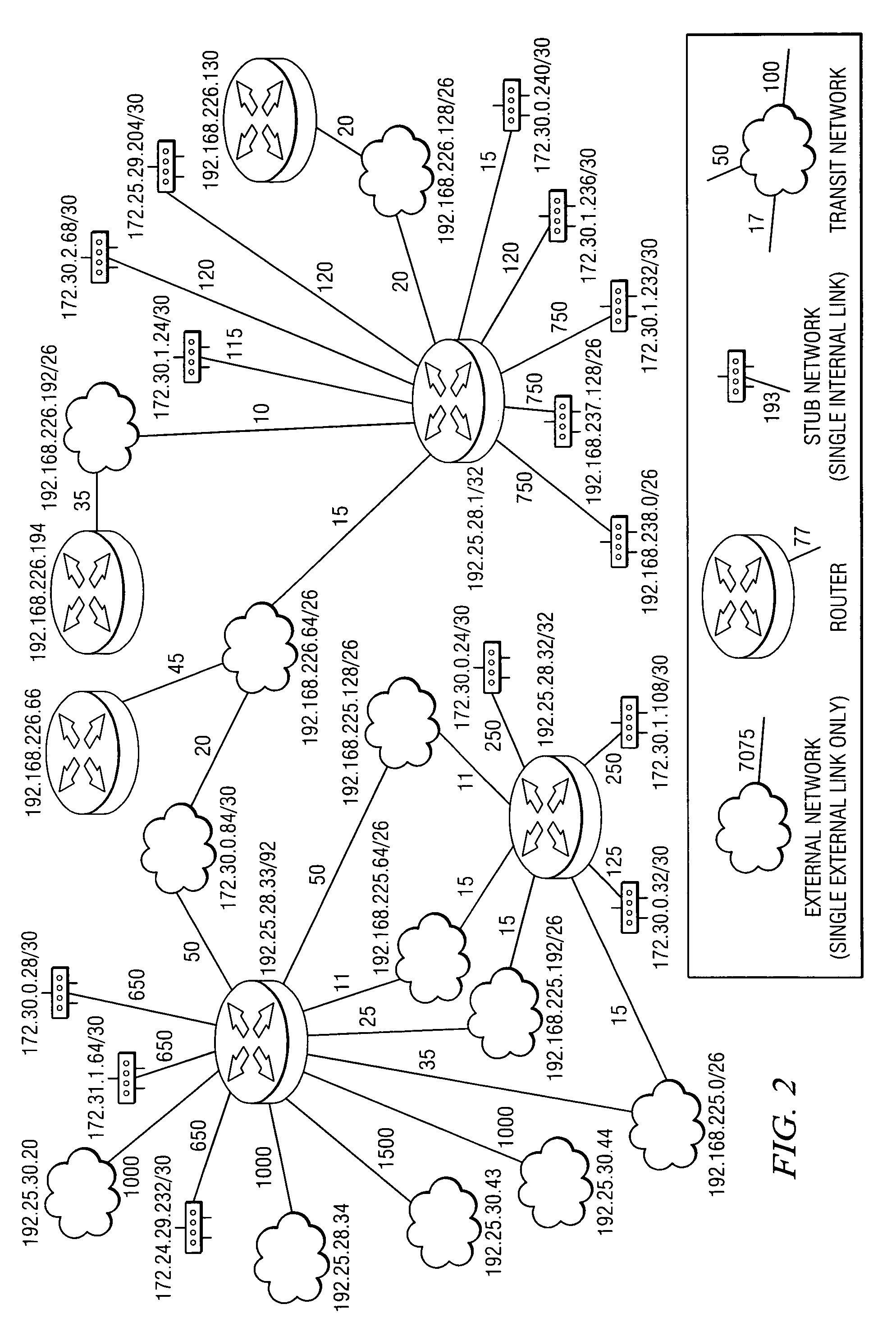 Tracking of traffic engineering topology in an autonomous system