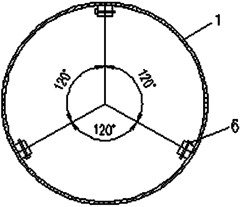 Part repair structure for steel lining of drainage pipeline