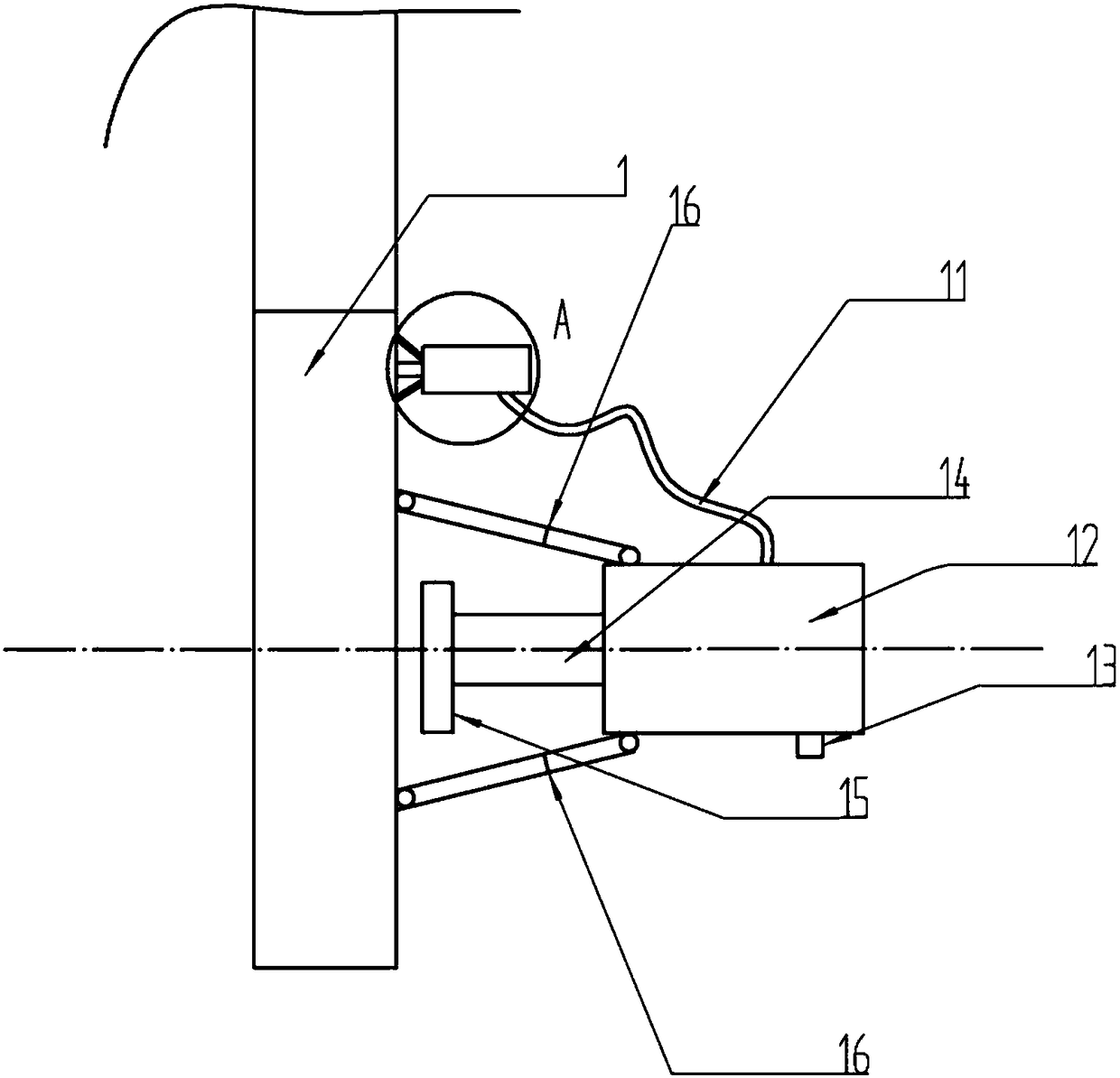 Industrial robot clamp and industrial robot