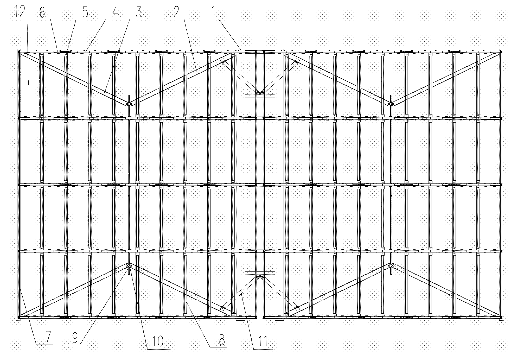 Solar battery sailboard unfolding mechanism