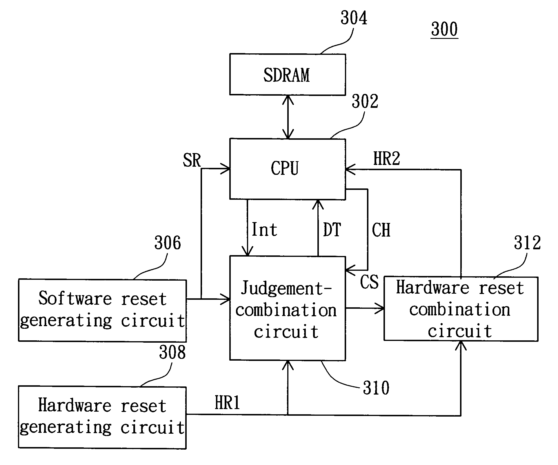 Booting method capable of executing a warm boot or a cold boot when a CPU crash occurs and computer system therefor