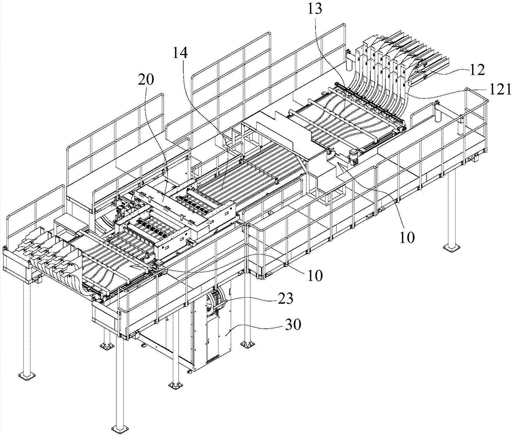 High-position two-way collection and storage integrated system and collection and storage method thereof