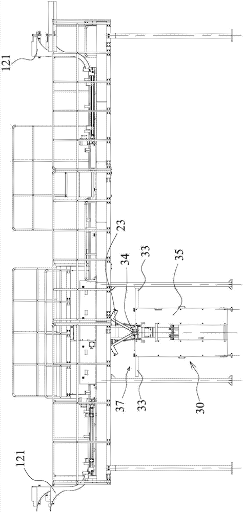 High-position two-way collection and storage integrated system and collection and storage method thereof