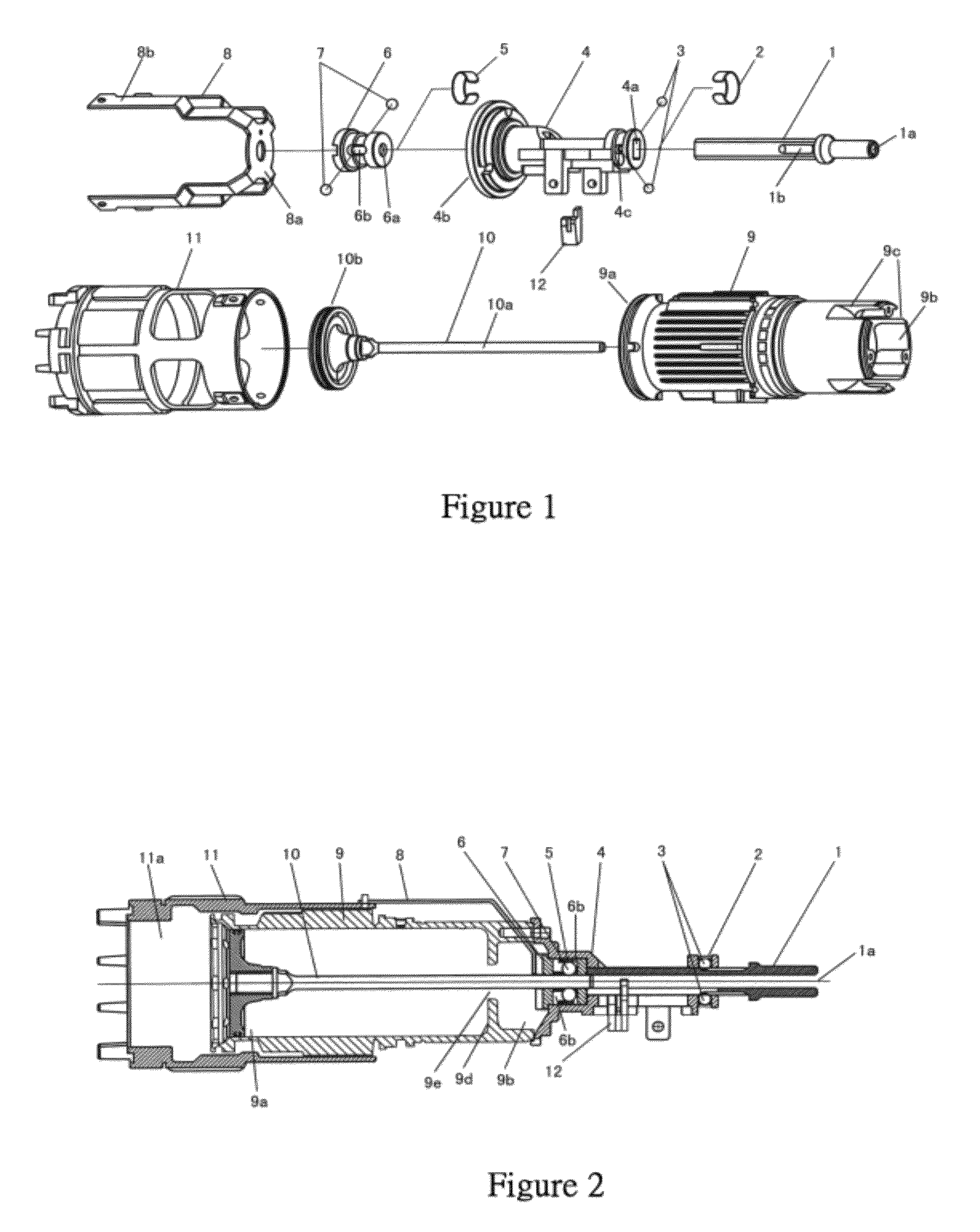 Apparatus for shooting a nail