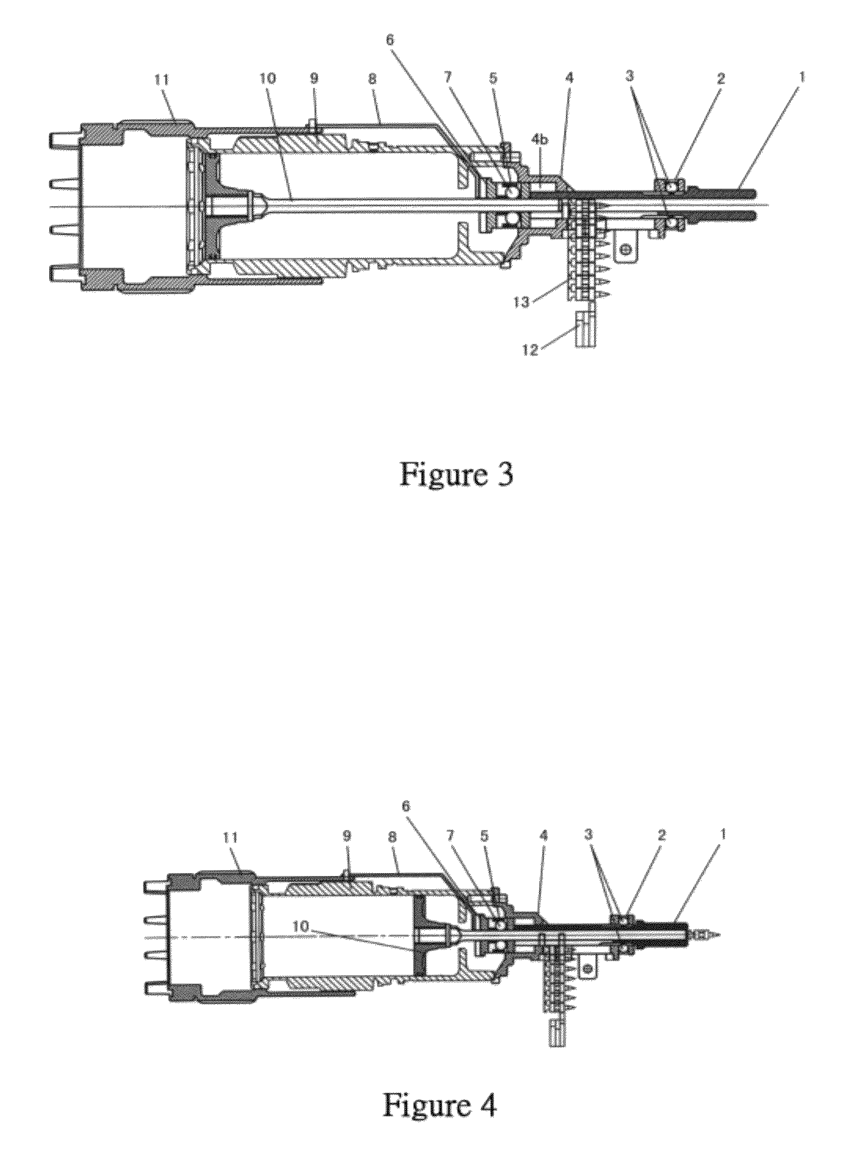 Apparatus for shooting a nail