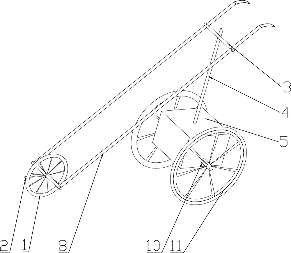 Wheel type tobacco plant spacing positioner