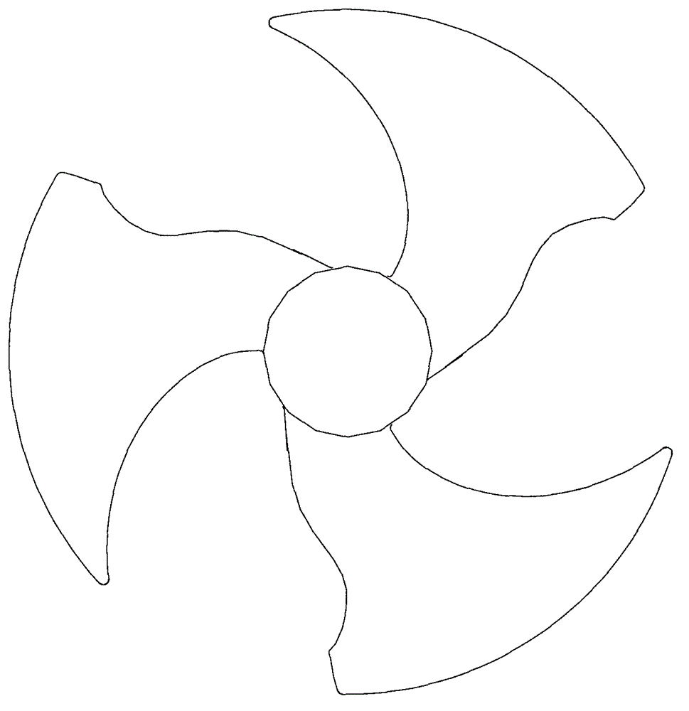 Axial flow fan blade and air conditioner provided with same